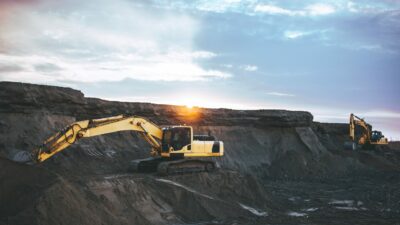 Open cut coal mine