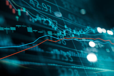 Stock market graph